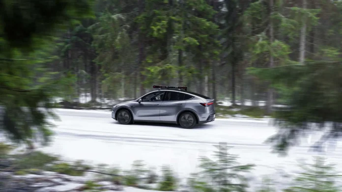 2025-tesla-model-y-juniper El Prix range test