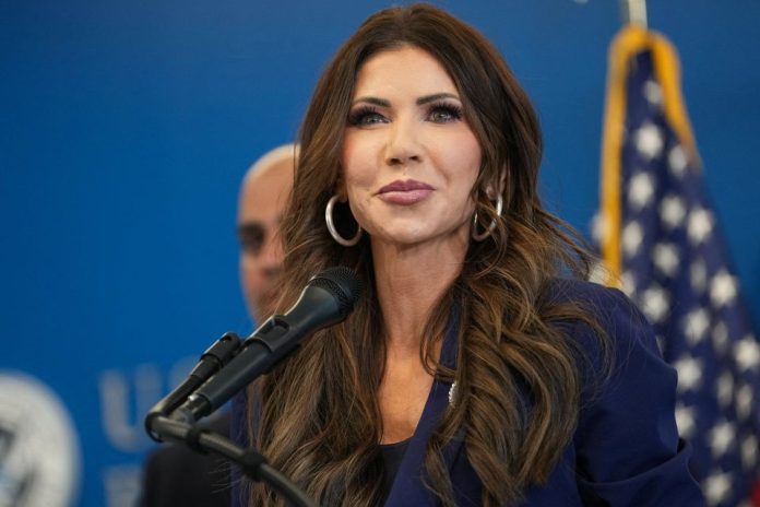 RUMP-NOEM (38) (2) Kristi Noem criticises media reporting of fatal ICE shooting