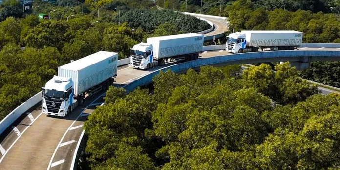 sany_pony-ai Electrified work trucks